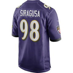 Tony Siragusa Baltimore Ravens Game Retired Player Jersey Purple | Nike for Sale
