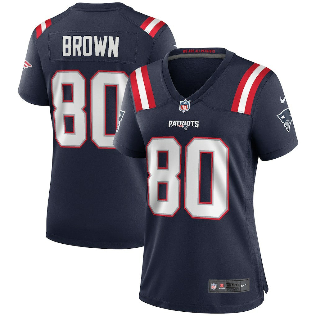 Troy Brown New England Patriots Women's Game Retired Player Jersey Navy | Nike for Sale