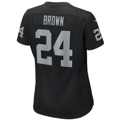 Willie Brown Las Vegas Raiders Women's Game Retired Player Jersey Black | Nike for Sale