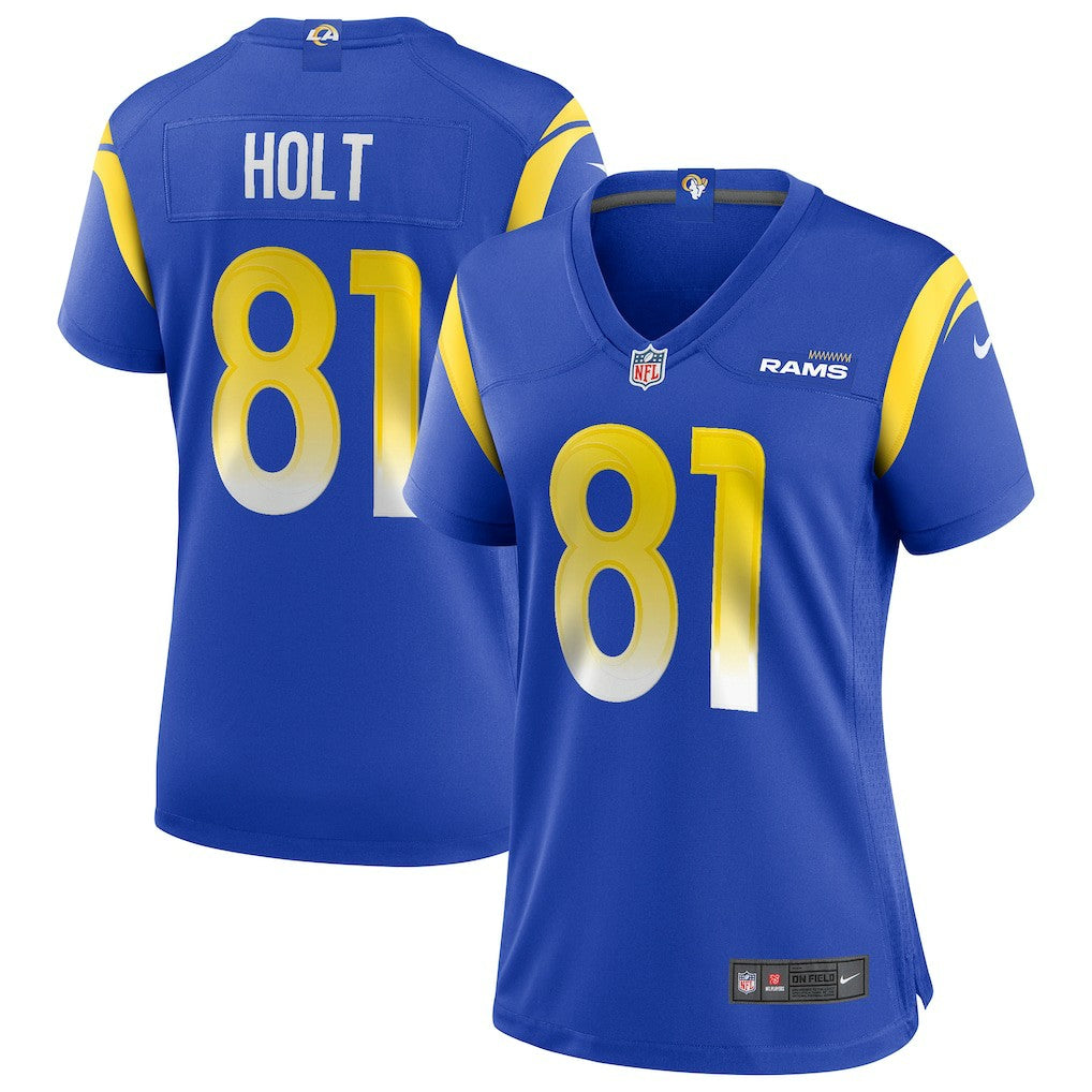 Torry Holt Los Angeles Rams Women's Game Retired Player Jersey Royal | Nike for Sale