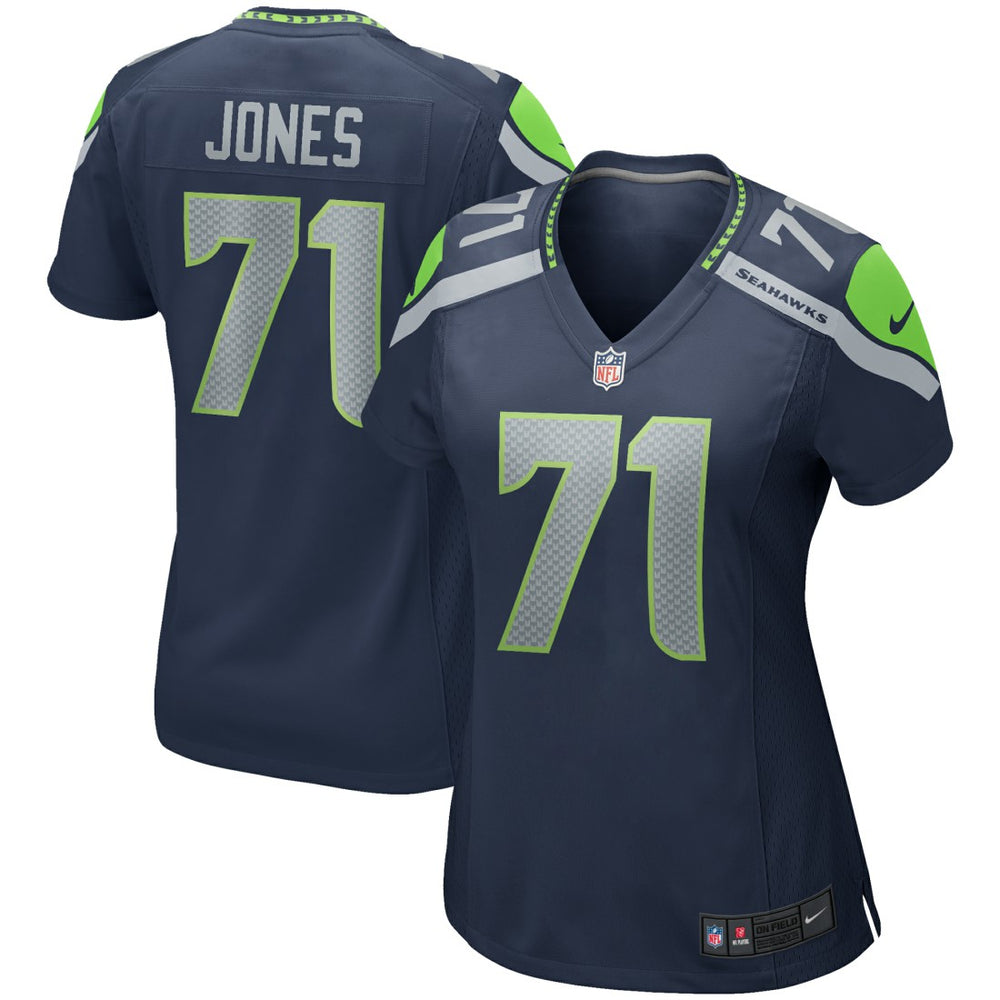 Walter Jones Seattle Seahawks Women's Game Retired Player Jersey College Navy | Nike for Sale