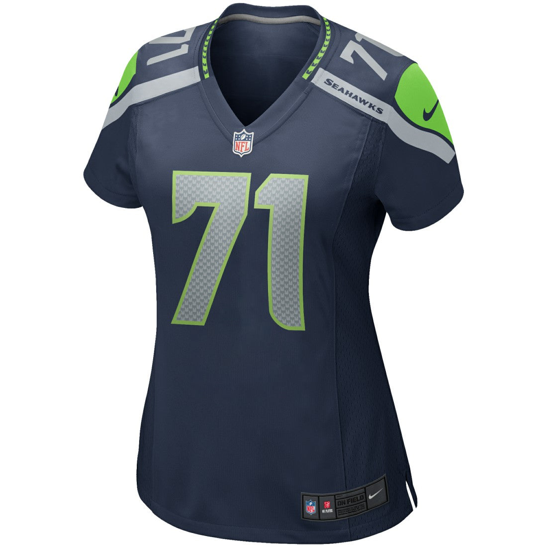 Walter Jones Seattle Seahawks Women's Game Retired Player Jersey College Navy | Nike for Sale