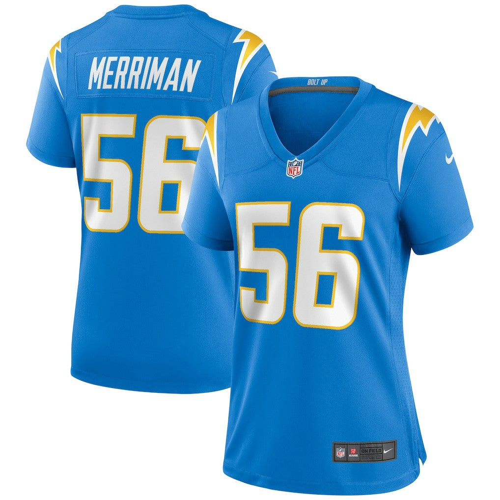Shawne Merriman Los Angeles Chargers Women's Game Retired Player Jersey Powder Blue | Nike for Sale