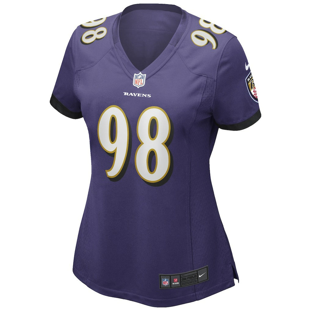 Tony Siragusa Baltimore Ravens Women's Game Retired Player Jersey Purple | Nike for Sale