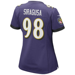 Tony Siragusa Baltimore Ravens Women's Game Retired Player Jersey Purple | Nike for Sale