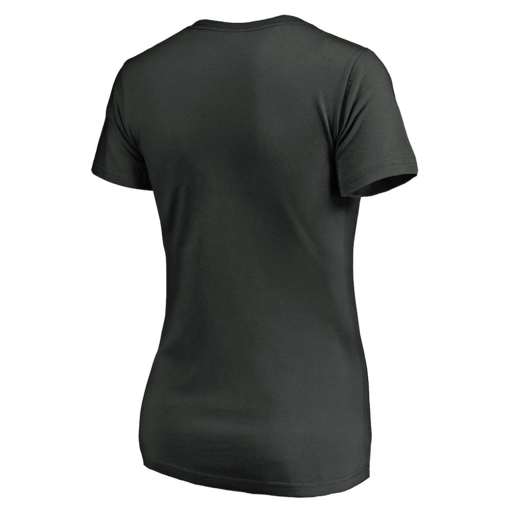 Vegas Golden Knights Women's Drop the Puck V-Neck T-Shirt - Black - NHL