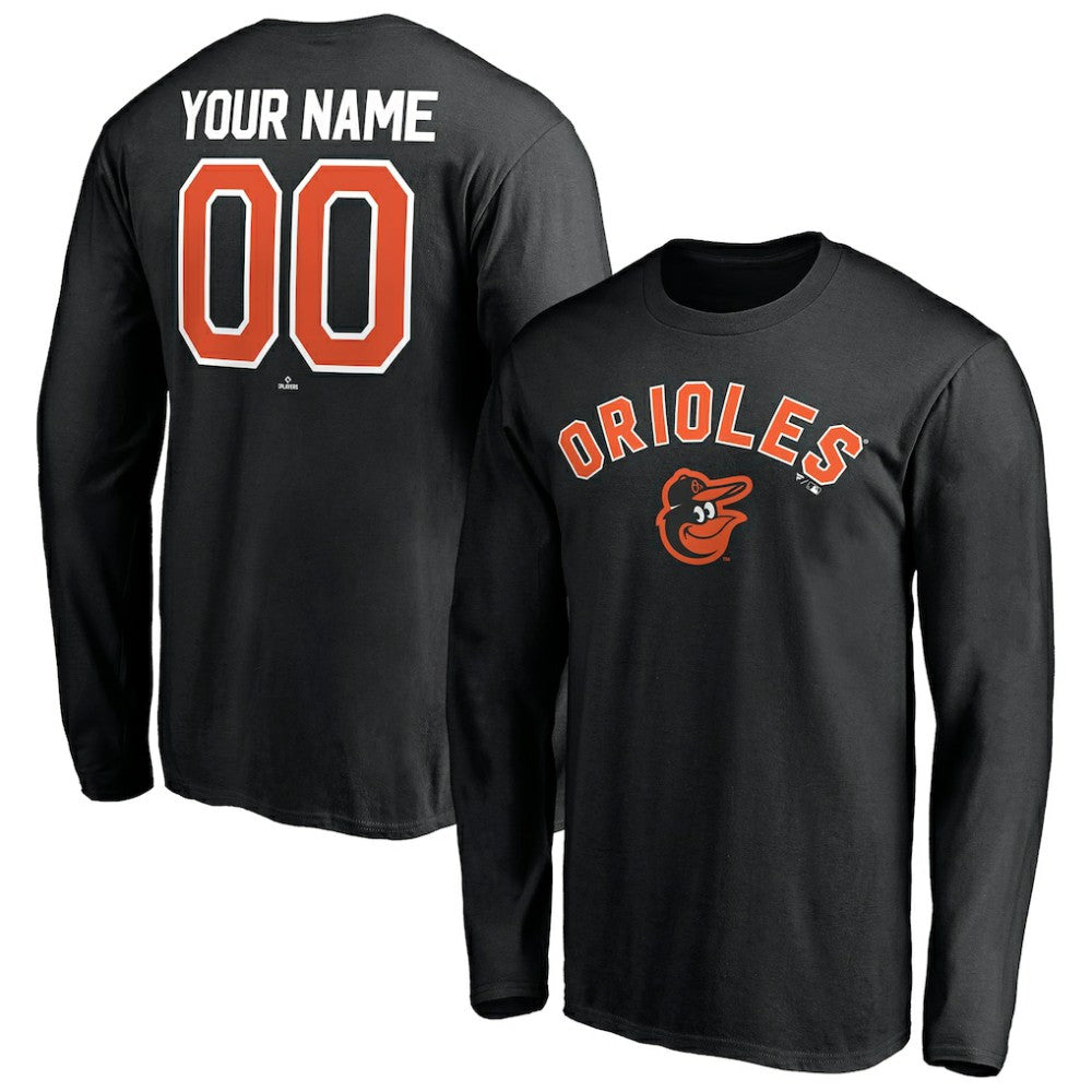 Baltimore Orioles Personalized Winning Streak Name & Number Long Sleeve T-Shirt - MLB