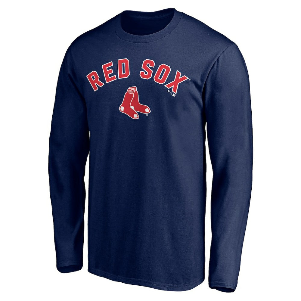 Boston Red Sox Personalized Winning Streak Name & Number Long Sleeve T-Shirt - MLB