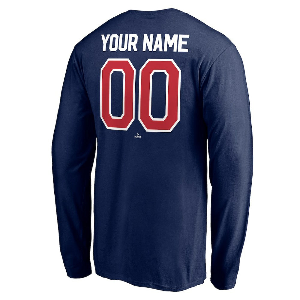 Boston Red Sox Personalized Winning Streak Name & Number Long Sleeve T-Shirt - MLB