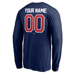 Boston Red Sox Personalized Winning Streak Name & Number Long Sleeve T-Shirt - MLB