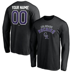 Colorado Rockies Personalized Winning Streak Name & Number Long Sleeve T-Shirt - MLB