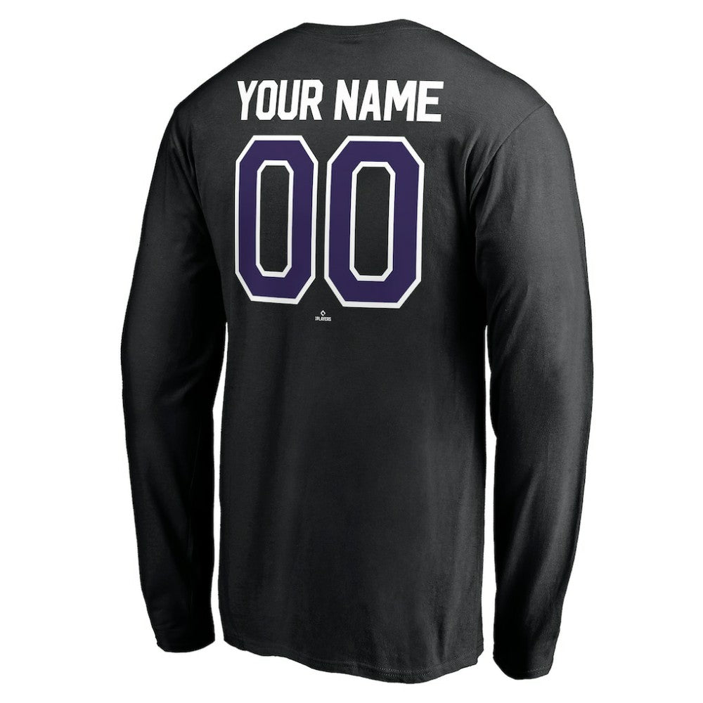 Colorado Rockies Personalized Winning Streak Name & Number Long Sleeve T-Shirt - MLB
