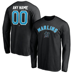 Miami Marlins Personalized Winning Streak Name & Number Long Sleeve T-Shirt - MLB
