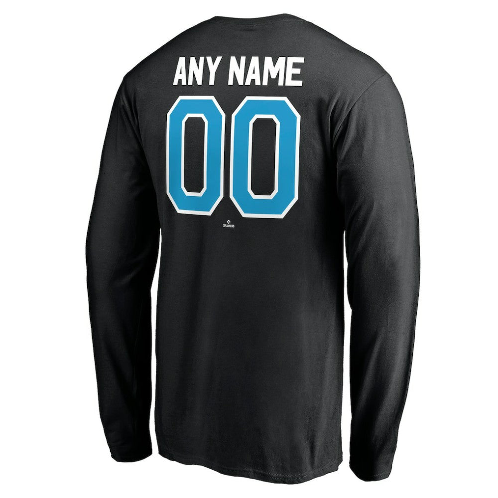 Miami Marlins Personalized Winning Streak Name & Number Long Sleeve T-Shirt - MLB