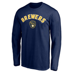 Milwaukee Brewers Personalized Winning Streak Name & Number Long Sleeve T-Shirt - MLB