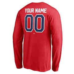 Philadelphia Phillies Personalized Winning Streak Name & Number Long Sleeve T-Shirt - MLB