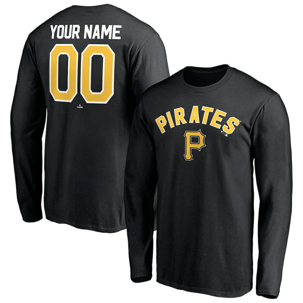 Pittsburgh Pirates Personalized Winning Streak Name & Number Long Sleeve T-Shirt - MLB