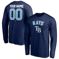 Tampa Bay Rays Personalized Winning Streak Name & Number Long Sleeve T-Shirt - MLB
