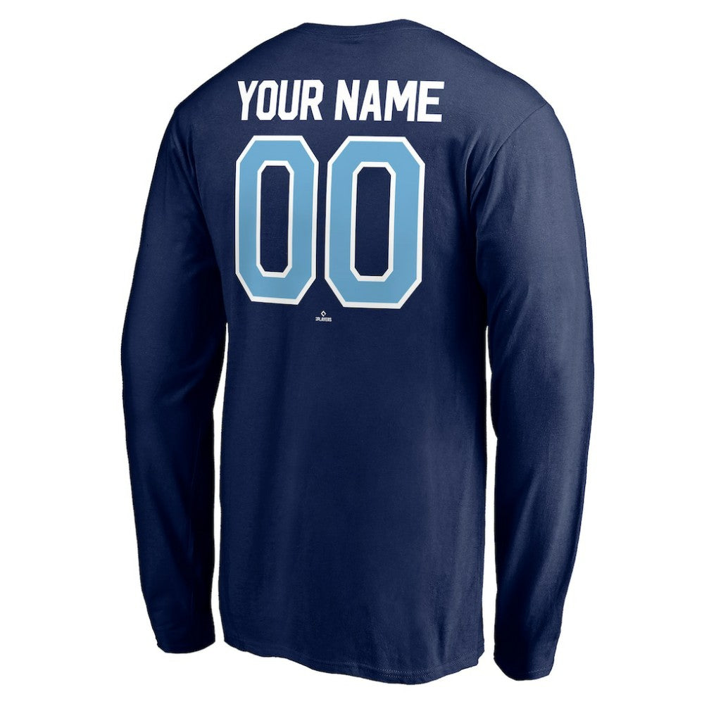 Tampa Bay Rays Personalized Winning Streak Name & Number Long Sleeve T-Shirt - MLB