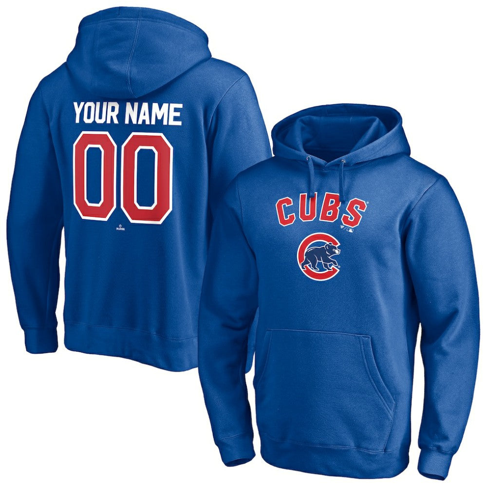 Chicago Cubs Personalized Winning Streak Name & Number Pullover Hoodie - MLB
