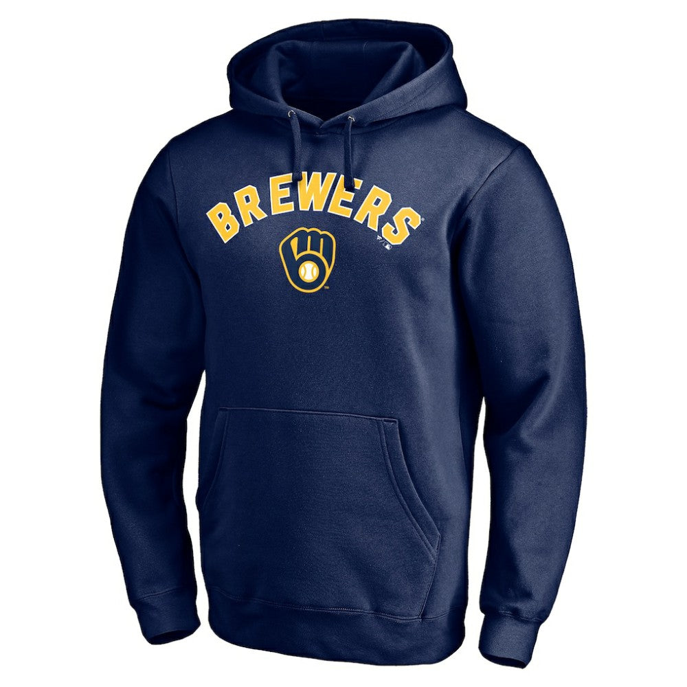 Milwaukee Brewers Personalized Winning Streak Name & Number Pullover Hoodie - MLB