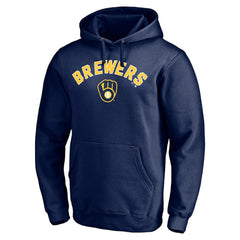 Milwaukee Brewers Personalized Winning Streak Name & Number Pullover Hoodie - MLB