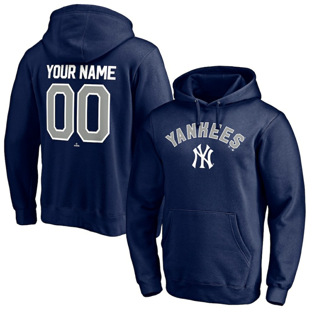New York Yankees Personalized Winning Streak Name & Number Pullover Hoodie - MLB