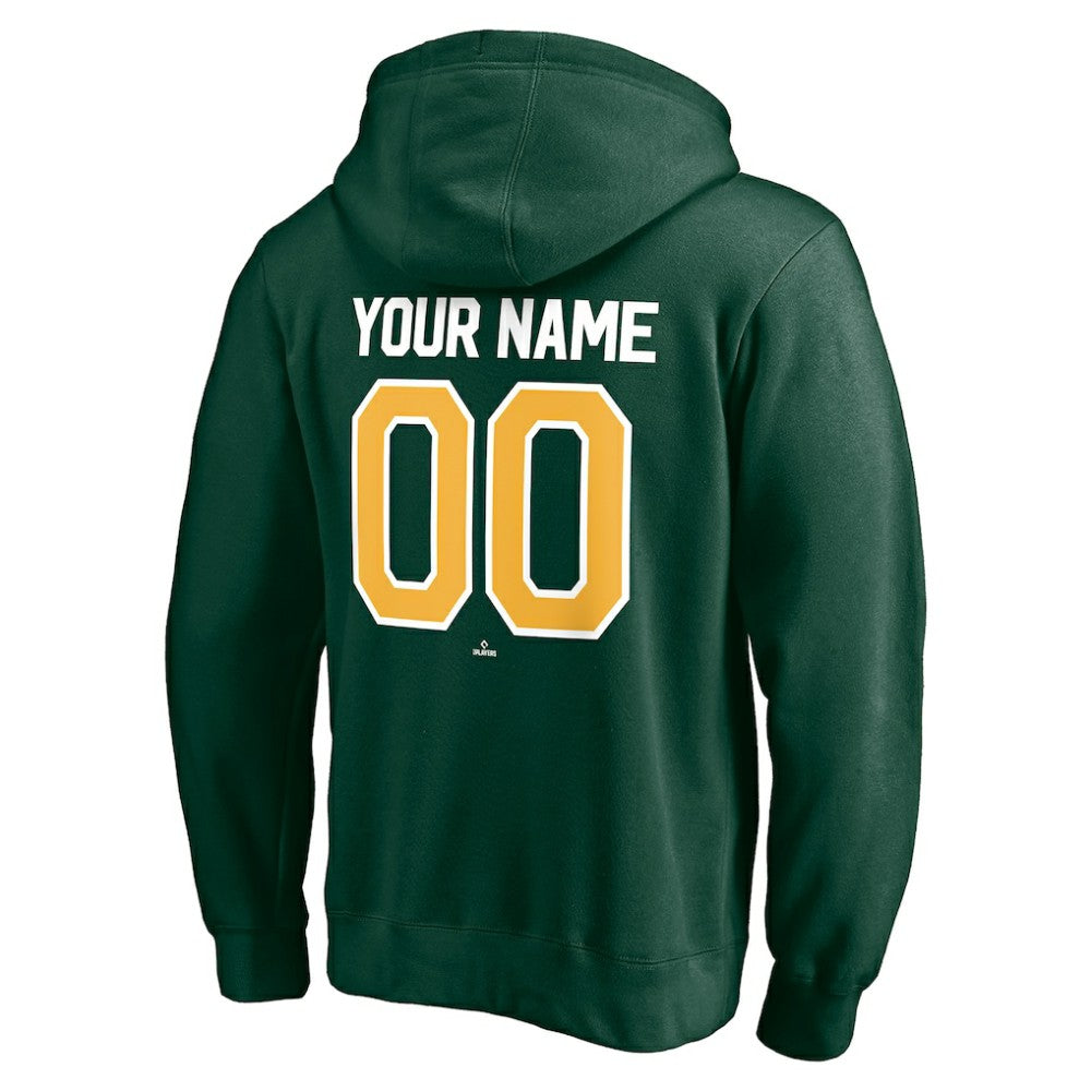 Athletics Personalized Winning Streak Name & Number Pullover Hoodie - MLB