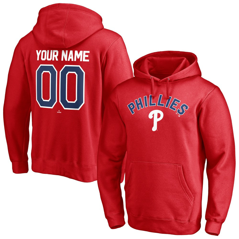 Philadelphia Phillies Personalized Winning Streak Name & Number Pullover Hoodie - MLB