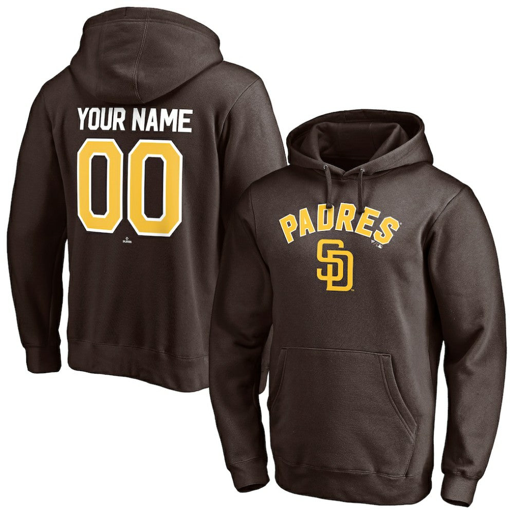 San Diego Padres Personalized Winning Streak Name & Number Pullover Hoodie - MLB