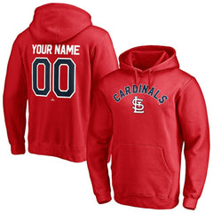 St. Louis Cardinals Personalized Winning Streak Name & Number Pullover Hoodie - MLB
