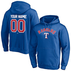 Texas Rangers Personalized Winning Streak Name & Number Pullover Hoodie - MLB