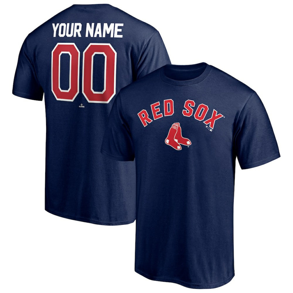 Boston Red Sox Personalized Team Winning Streak Name & Number T-Shirt - MLB