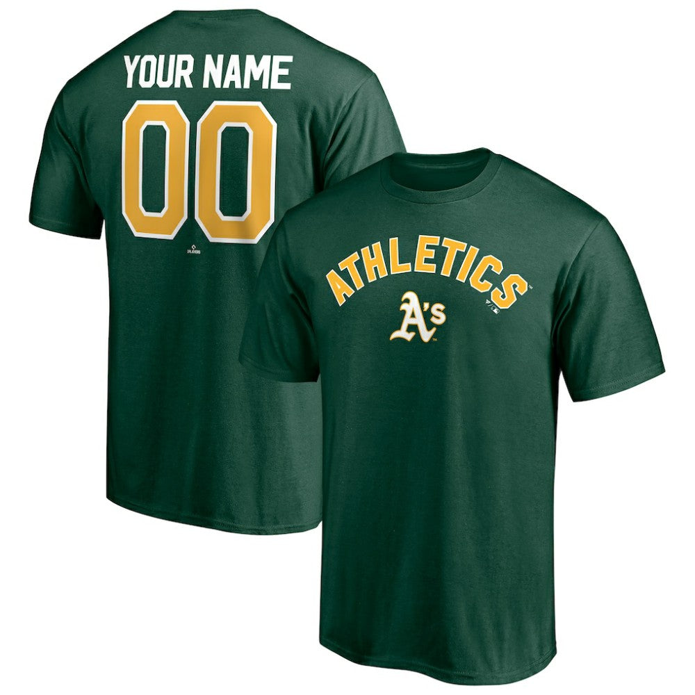 Athletics Personalized Team Winning Streak Name & Number T-Shirt - MLB