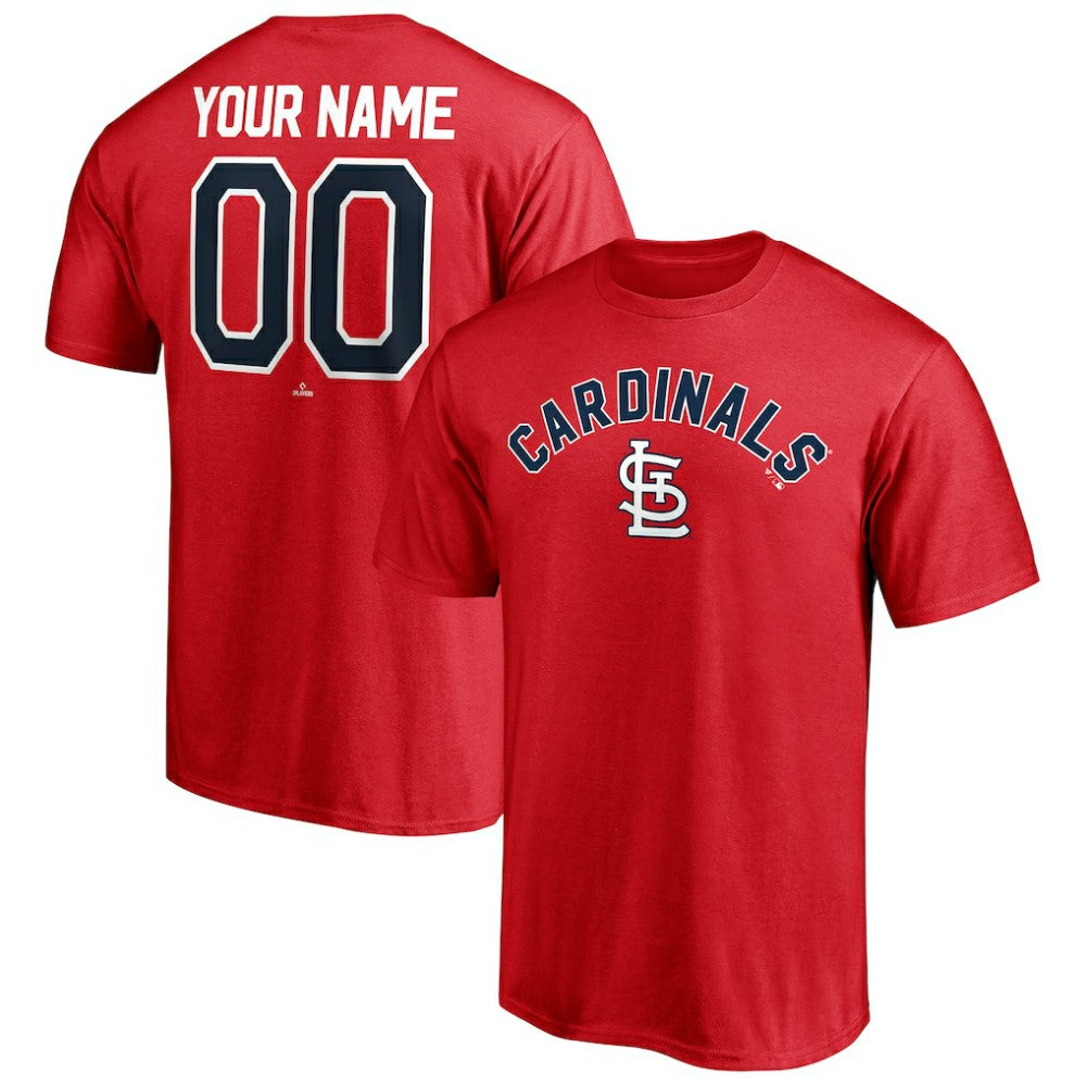 St. Louis Cardinals Personalized Team Winning Streak Name & Number T-Shirt - MLB