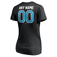 Miami Marlins Women's Personalized Winning Streak Name & Number V-Neck T-Shirt - MLB