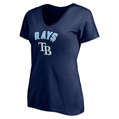 Tampa Bay Rays Women's Personalized Winning Streak Name & Number V-Neck T-Shirt - MLB