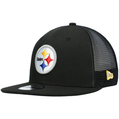 Pittsburgh Steelers New Era Shade Trucker 9FIFTY Snapback Hat Black | NFL