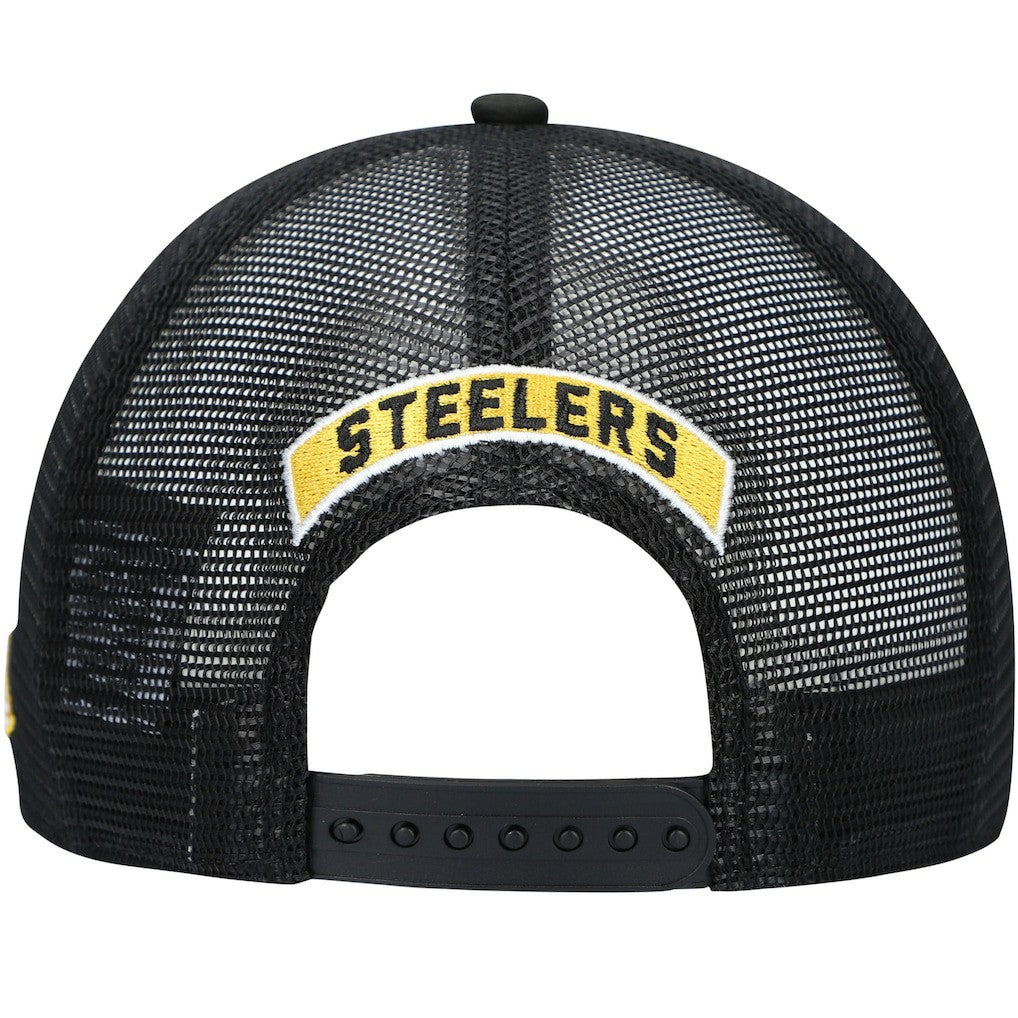 Pittsburgh Steelers New Era Shade Trucker 9FIFTY Snapback Hat Black | NFL