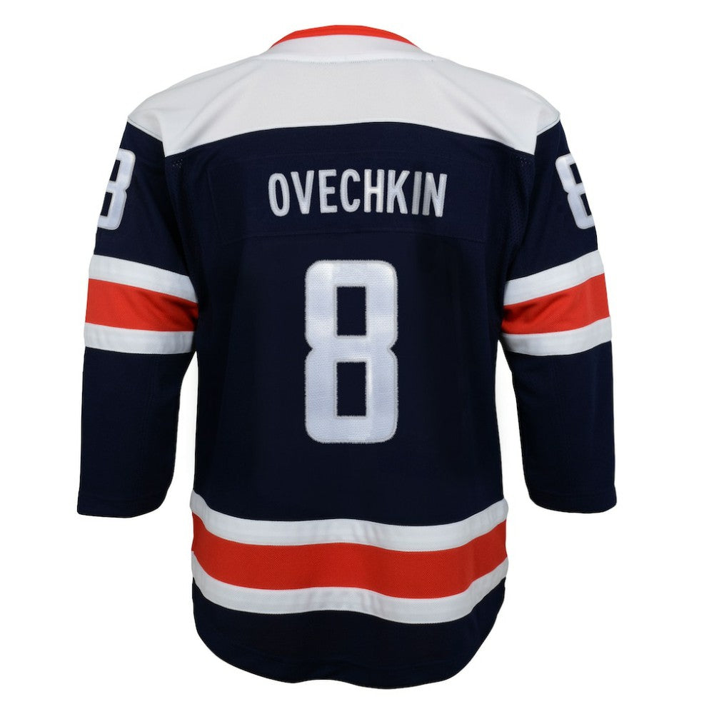 Alexander Ovechkin Washington Capitals Youth 2020/21 Alternate Premier Player Jersey - Navy - NHL