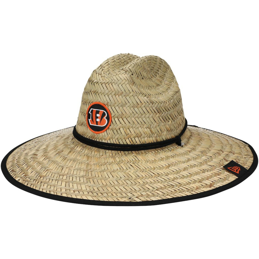 Cincinnati Bengals New Era NFL Training Camp Straw Lifeguard Hat Natural | NFL