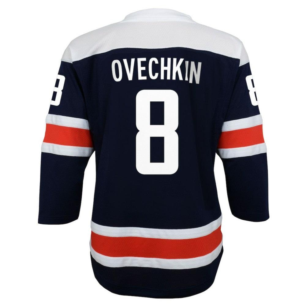Alexander Ovechkin Washington Capitals Youth 2020/21 Alternate Replica Player Jersey - Navy - NHL