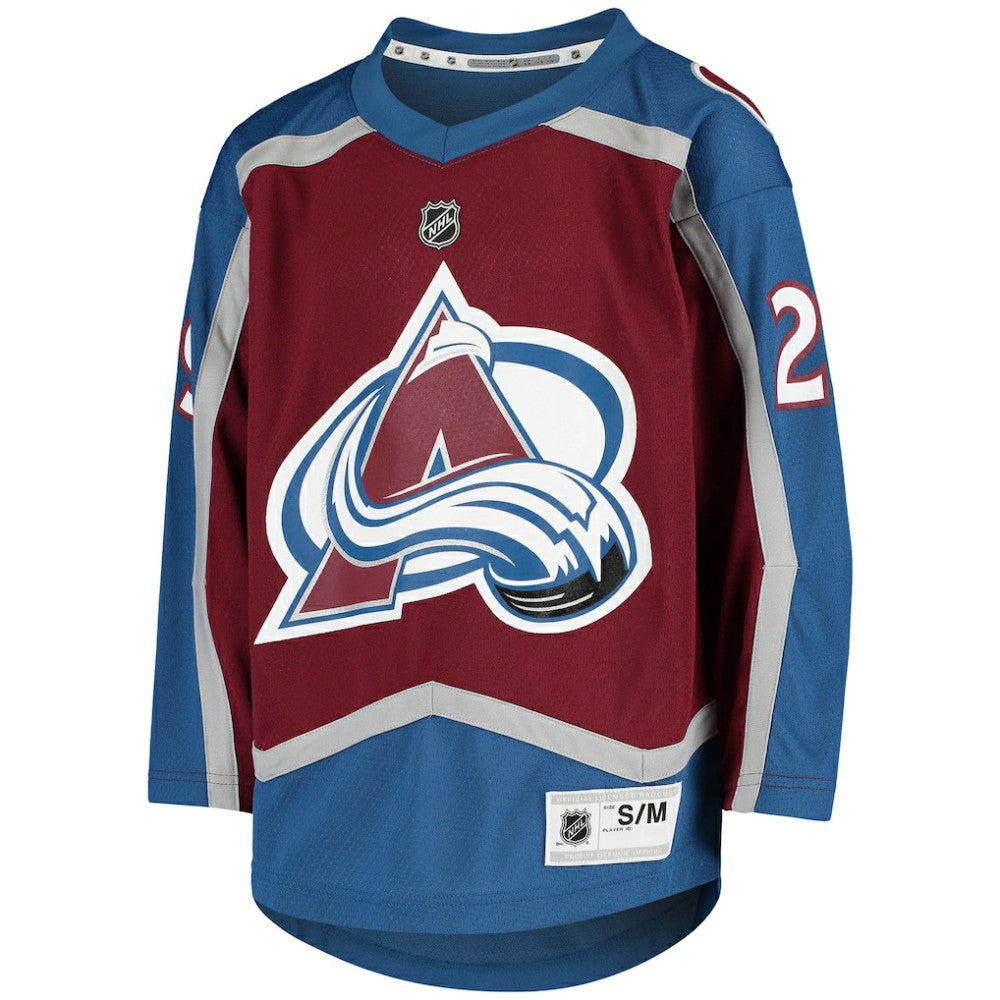 Nathan MacKinnon Colorado Avalanche Youth Home Replica Player Jersey - Burgundy - NHL