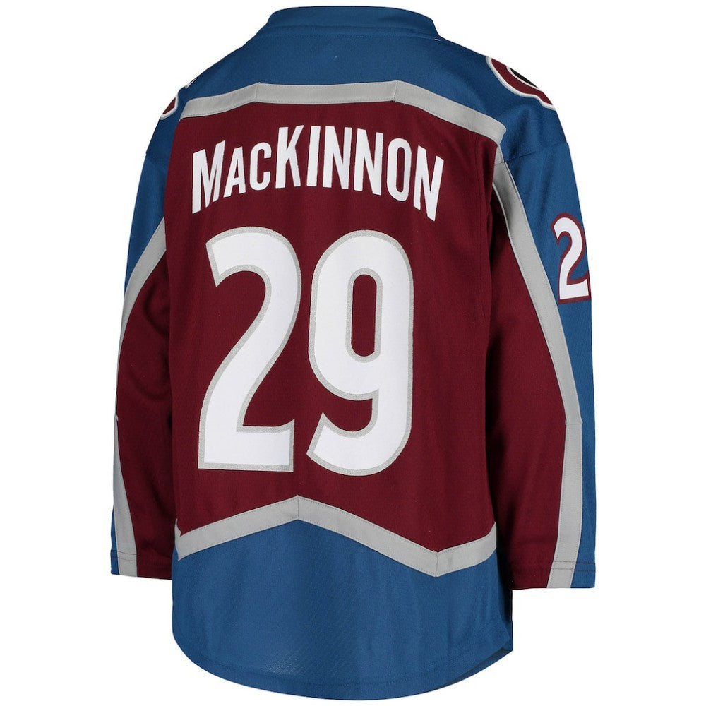 Nathan MacKinnon Colorado Avalanche Youth Home Replica Player Jersey - Burgundy - NHL