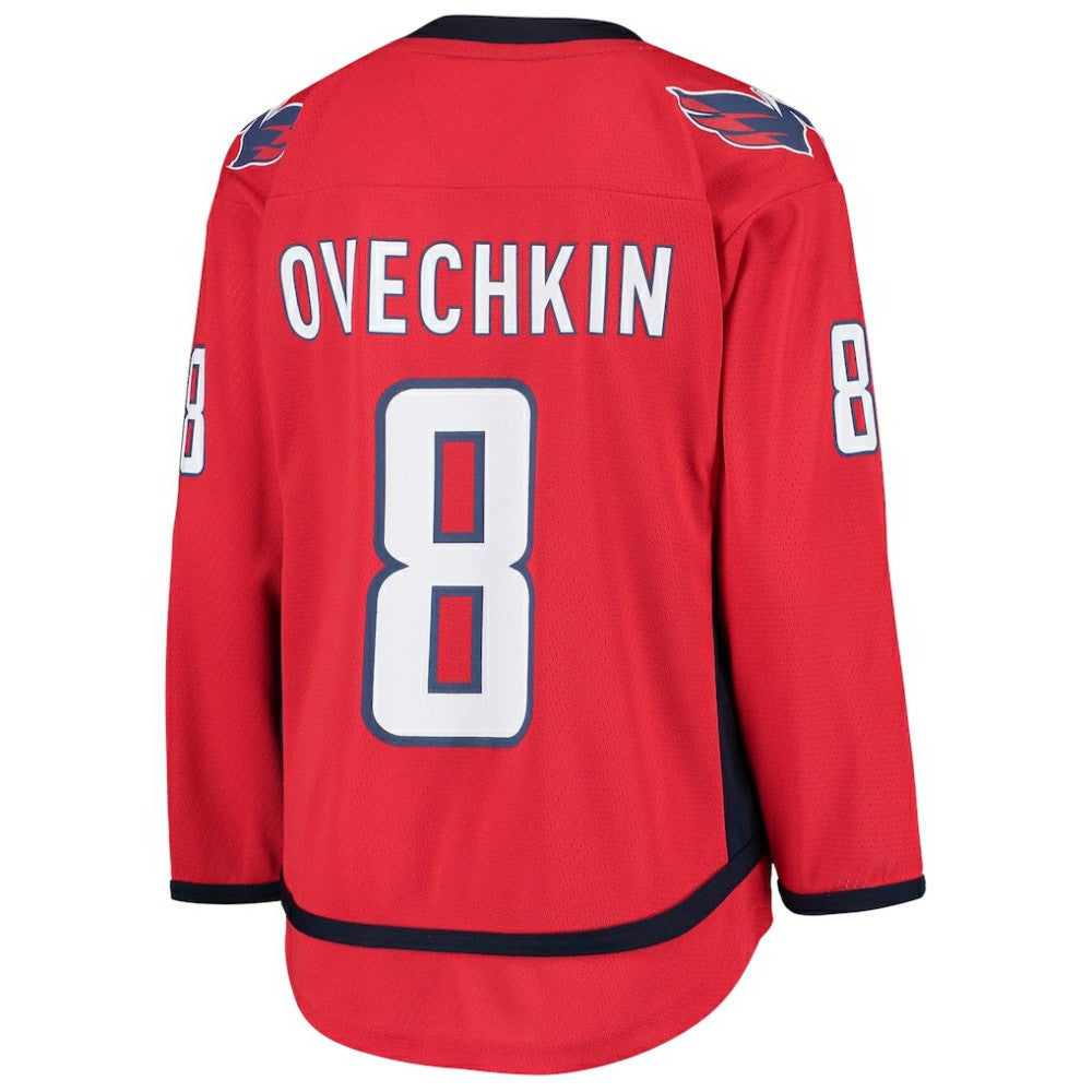 Alexander Ovechkin Washington Capitals Youth Home Replica Player Jersey - Red - NHL