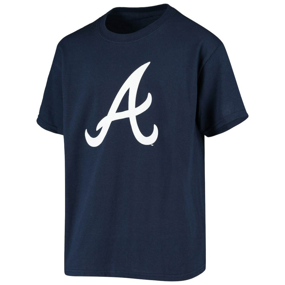 Atlanta Braves Stitches Youth Team Logo T-Shirt - MLB