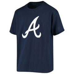Atlanta Braves Stitches Youth Team Logo T-Shirt - MLB
