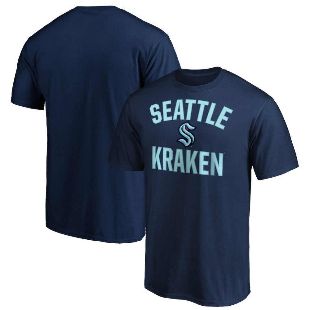 Seattle Kraken Fanatics Victory Arch T-Shirt - Navy - NHL