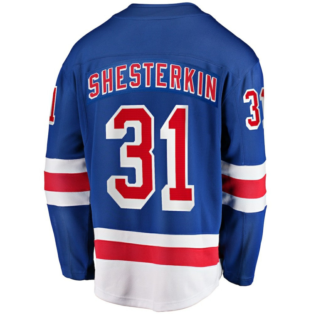 Igor Shesterkin New York Rangers Fanatics Home Breakaway Player Jersey - Blue - NHL