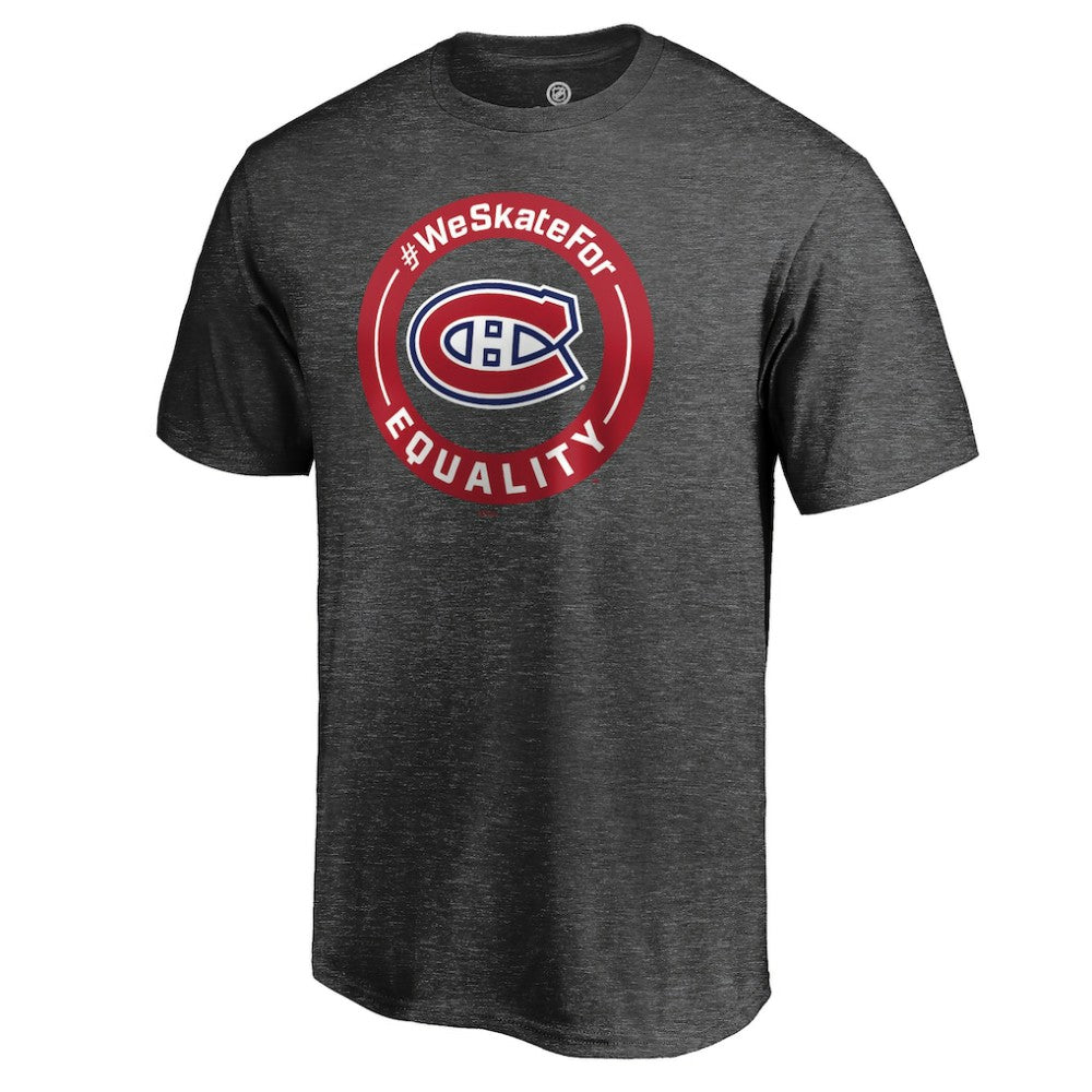 Montreal Canadiens #WeSkateFor T-Shirt - Heather Gray - NHL